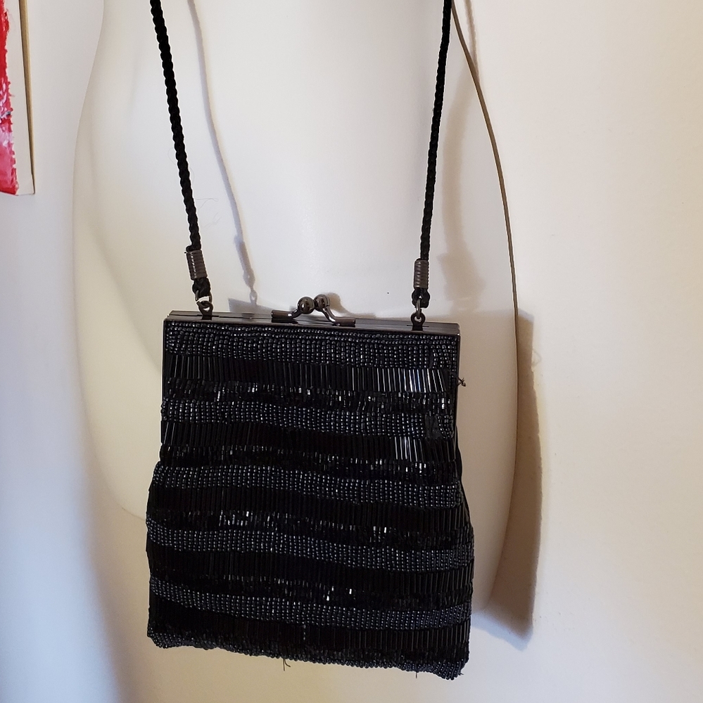 Black Bigelow Bead Crossbody